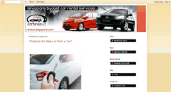 Desktop Screenshot of blog.rentcarsingapore.com